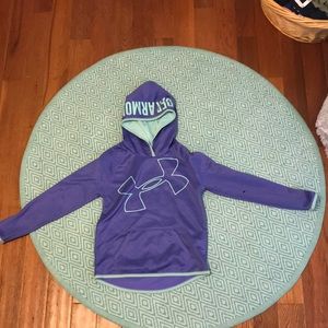 Girls purple under armor hoodie